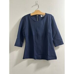 🔥FLASH SALE🔥
‎ Chloe Kristyn Navy Julia top XS